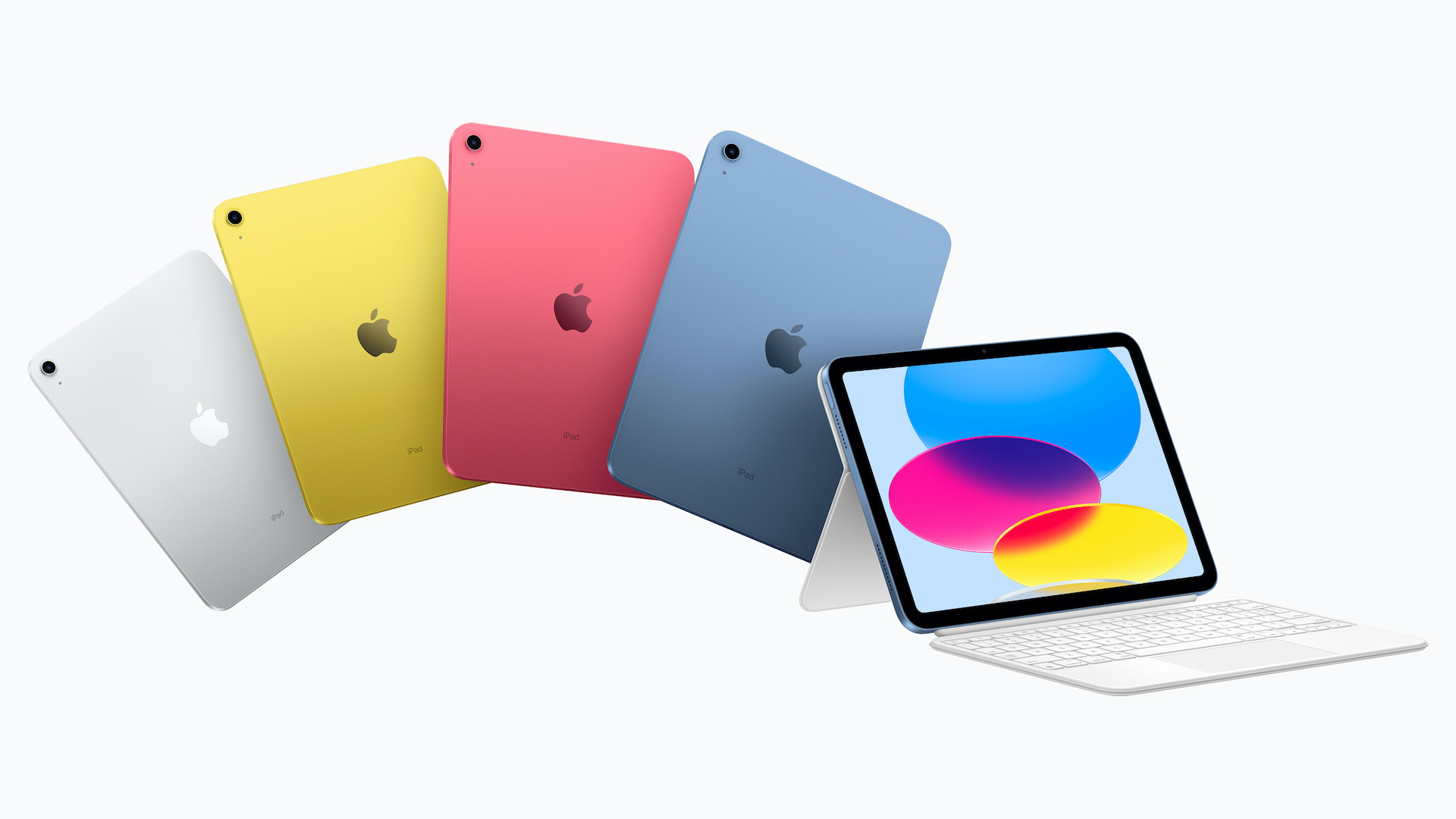 Introducing four vibrant colors for the completely redesigned iPad